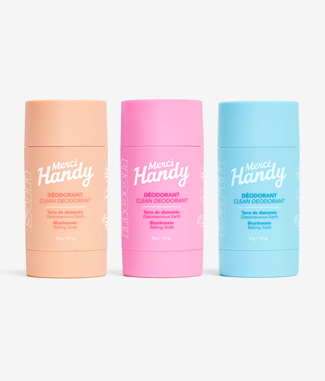 Pack x 3 Deodorants SUN - MOON - EARTH