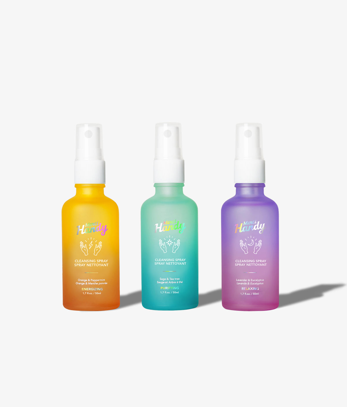 Hand Cleansing Sprays Trio